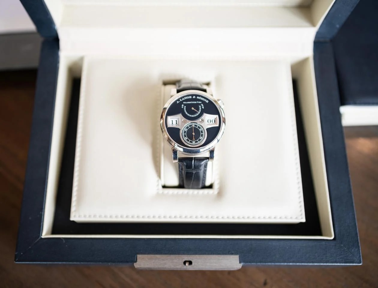 A. Lange &amp; Söhne Zeitwerk with Lange Deployant Clasp