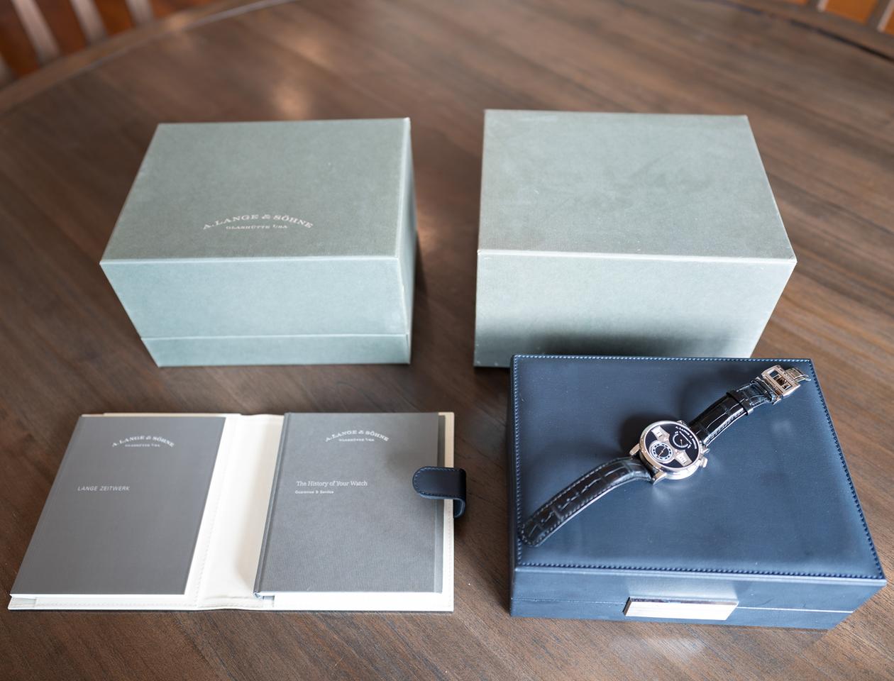 A. Lange &amp; Söhne Zeitwerk with Lange Deployant Clasp — photo 3