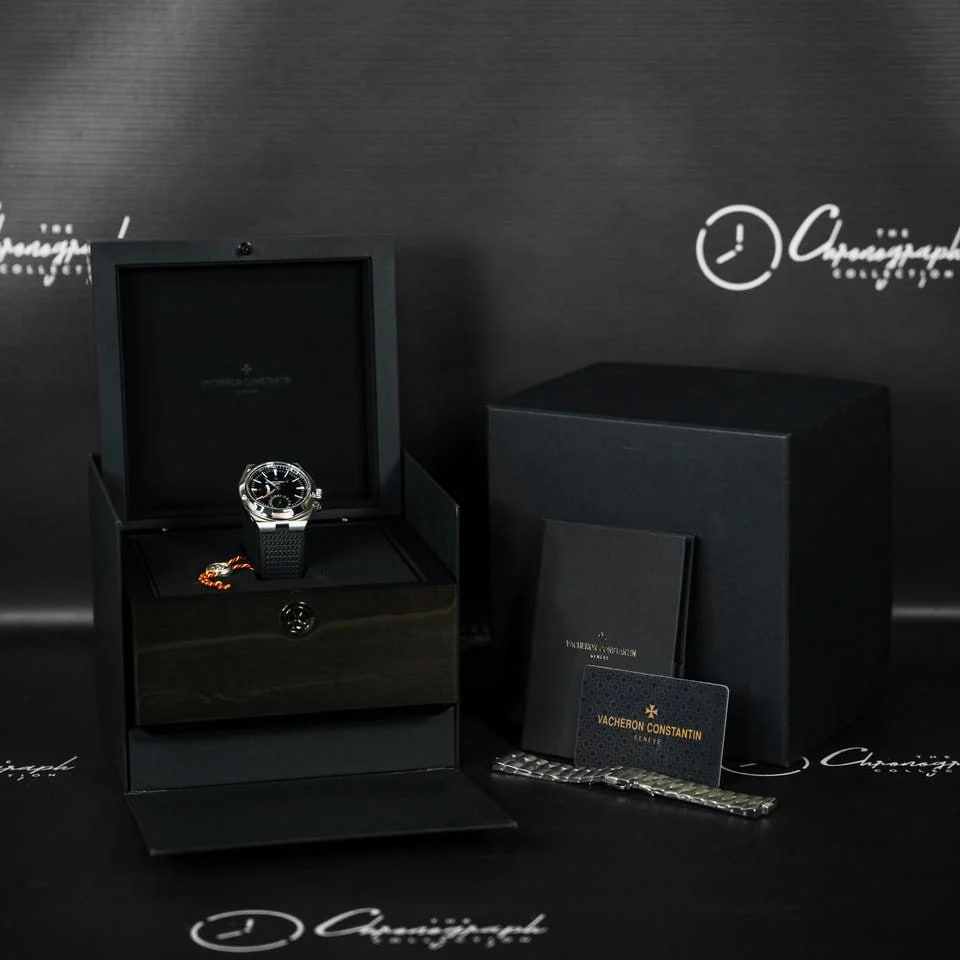 Vacheron Constantin Overseas Dual Time Full Set with Box and Papers; Excellent Condition — photo 2