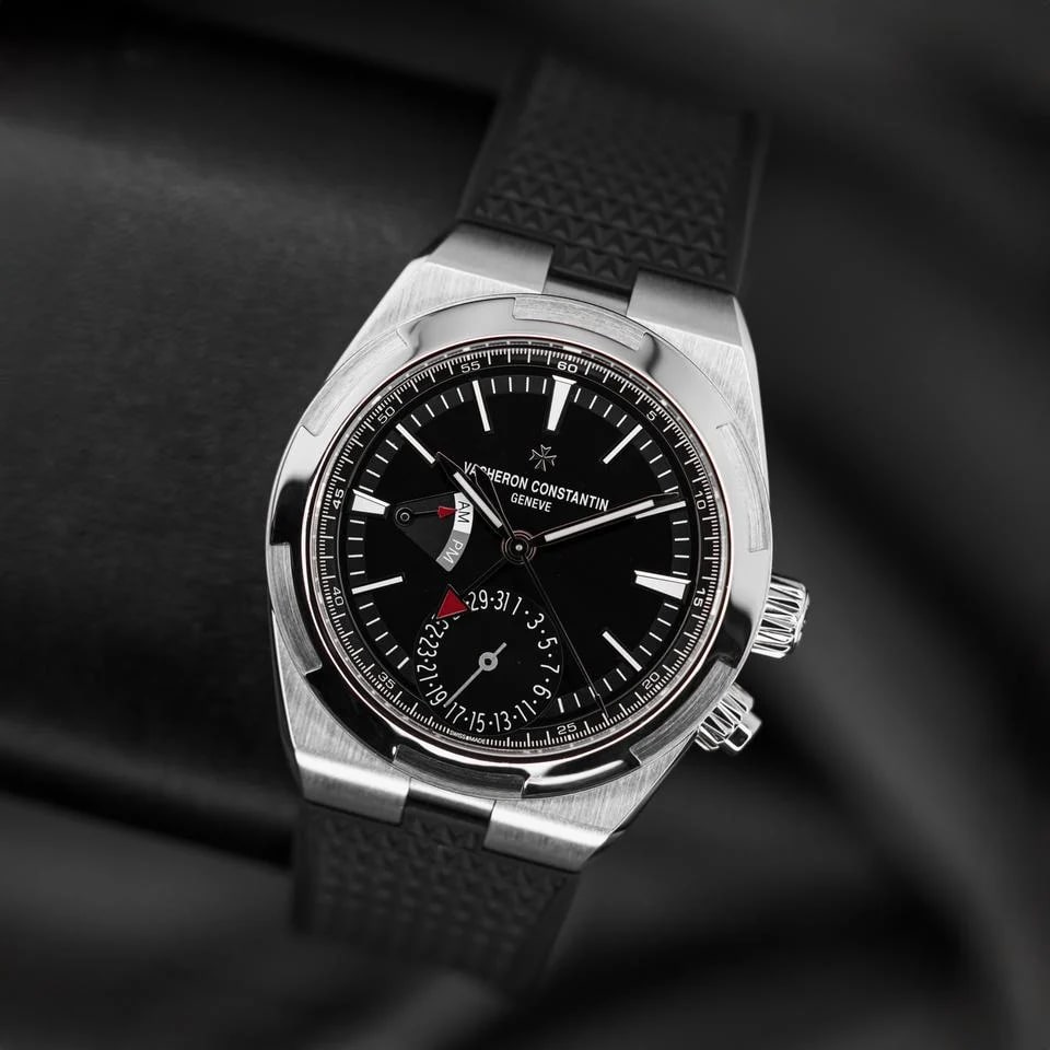 Vacheron Constantin Overseas Dual Time Full Set with Box and Papers; Excellent Condition — photo 5