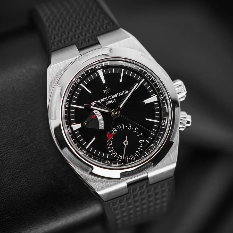 Vacheron Constantin Overseas Dual Time Full Set with Box and Papers; Excellent Condition — photo 12