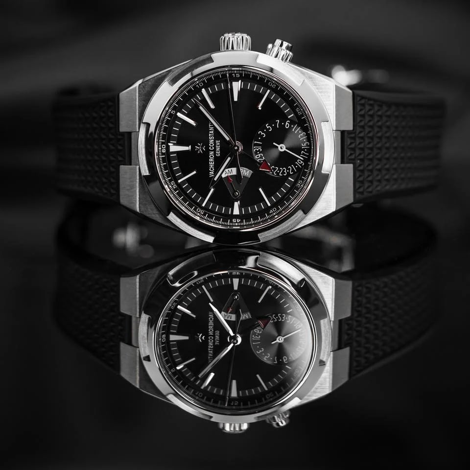 Vacheron Constantin Overseas Dual Time Full Set with Box and Papers; Excellent Condition — photo 15