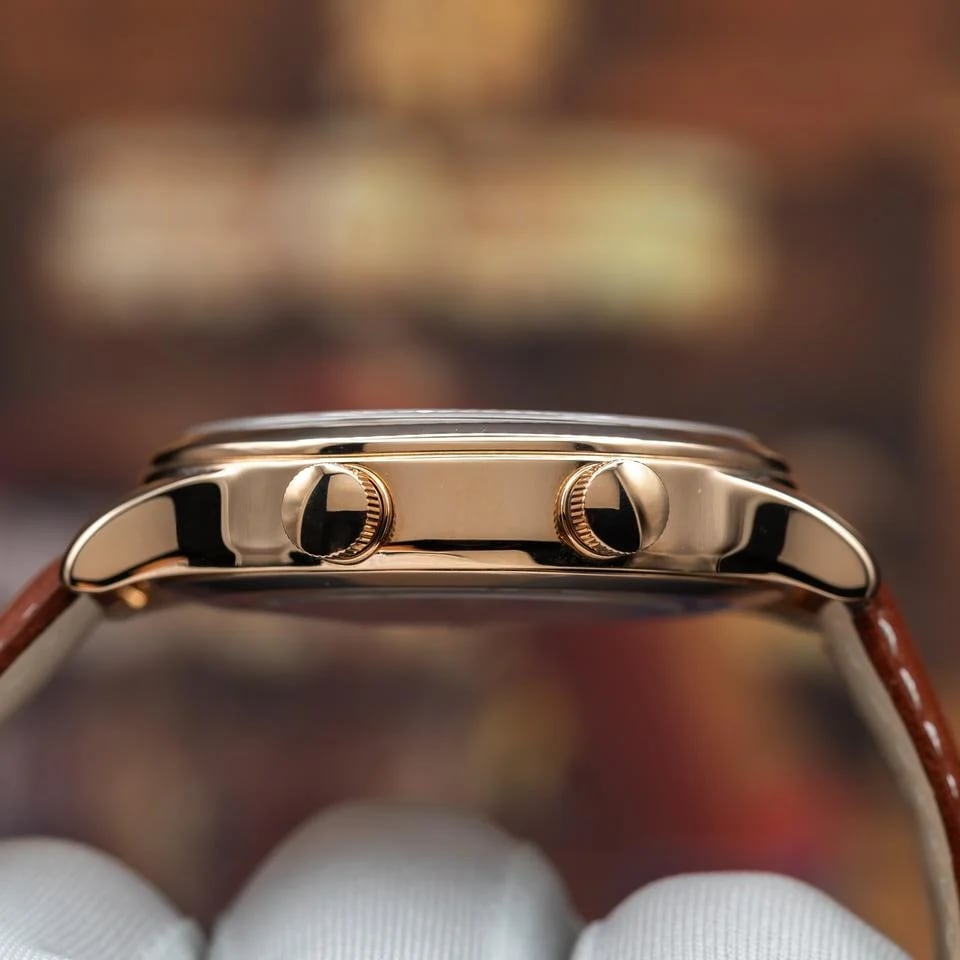 Patek Philippe Calatrava Pilot Travel Time Rose Gold Brown Dial Box and papers — photo 10