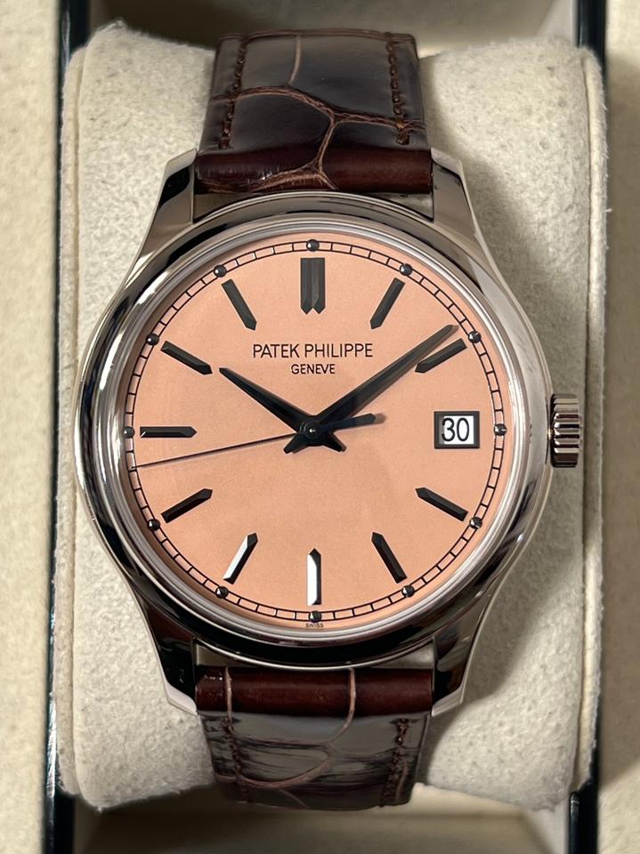 Patek Philippe Calatrava New 2026 White Gold 39mm Salmon Dial 5227G Brand New Full Set