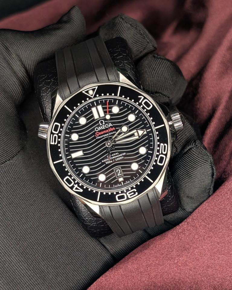 Omega Seamaster Diver 300 M Ref 210.32.42.20.01.001 | Black Wave 3 Cards 2030 Warranty — photo 12