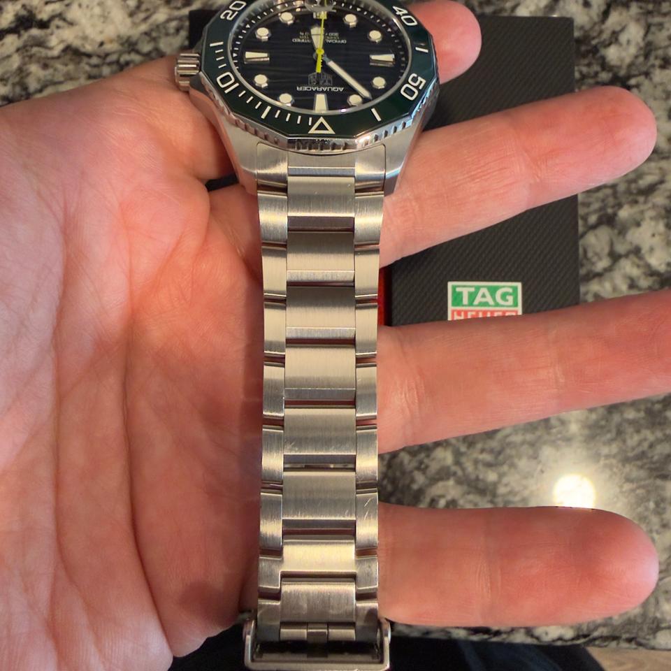 TAG Heuer Aquaracer Professional 300 Date Complete Set - Full Links Box Papers — photo 4