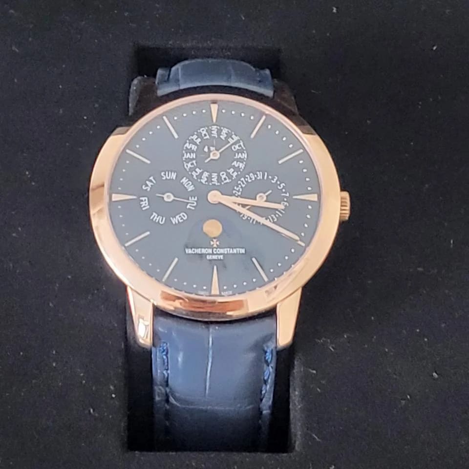 Vacheron Constantin Patrimony Perpetual Calendar Ultra Thin 41mm full set &amp; serviced 8/2025 at Vacheron boutique
