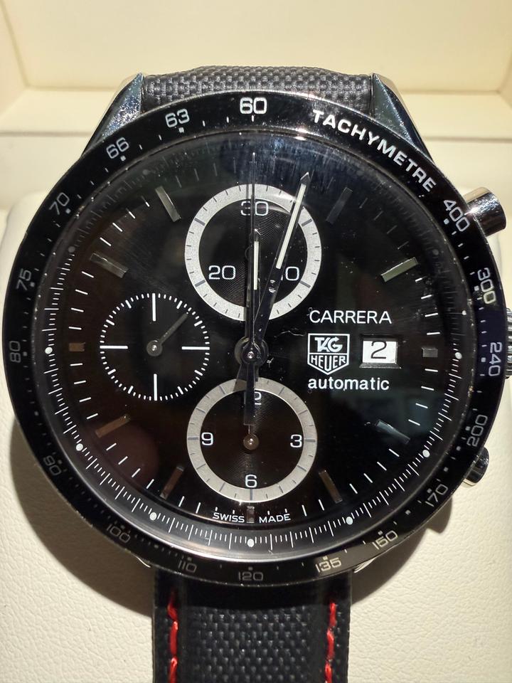 TAG Heuer Carrera Second Owner. Original box. Tag steel band links pins — photo 2