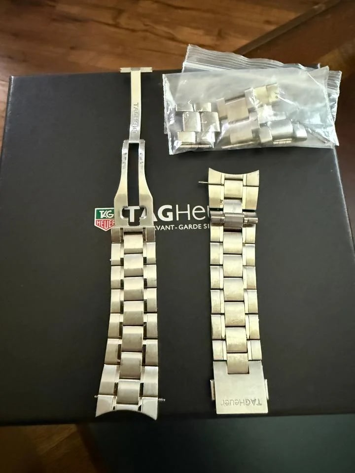TAG Heuer Carrera Second Owner. Original box. Tag steel band links pins — photo 7