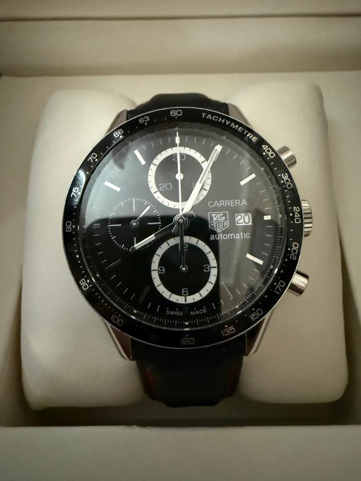 TAG Heuer Carrera Second Owner. Original box. Tag steel band links pins — photo 8