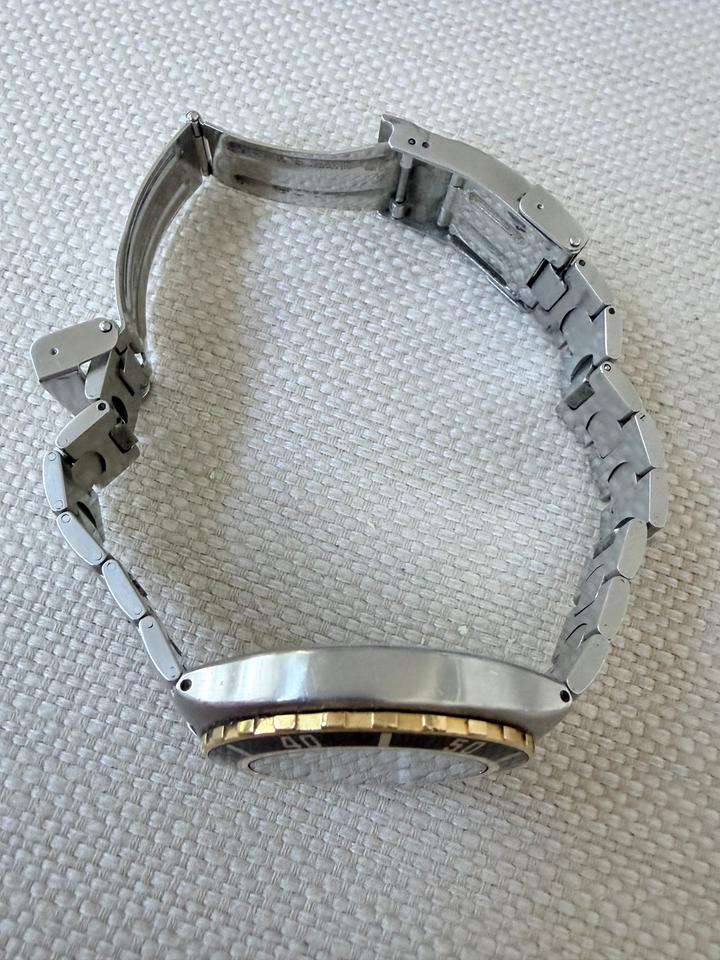 Omega Seamaster Professional 200m Quart Solid Gold 14k Bezel pre-Bond Seamaster. — photo 2