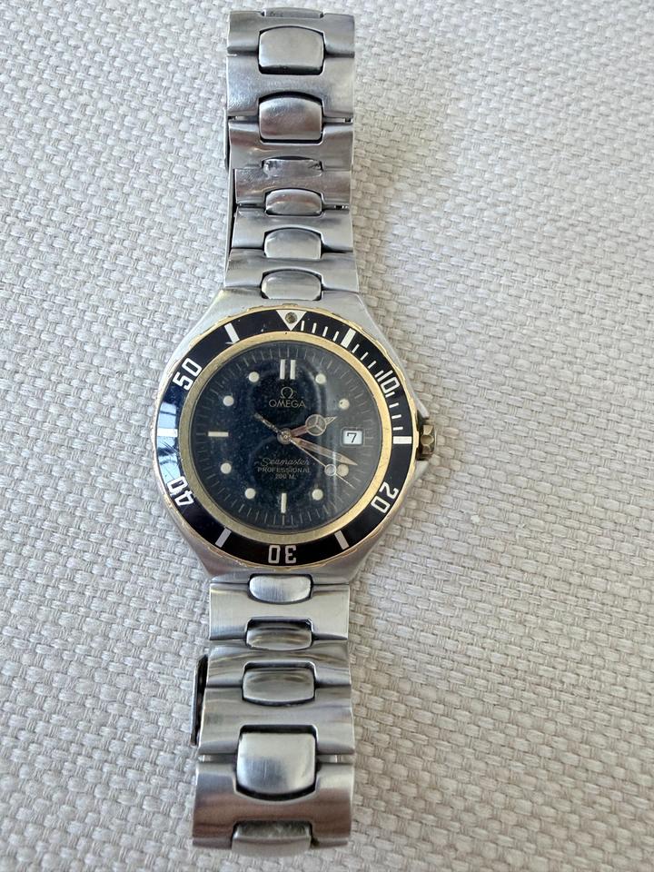Omega Seamaster Professional 200m Quart Solid Gold 14k Bezel pre-Bond Seamaster. — photo 5