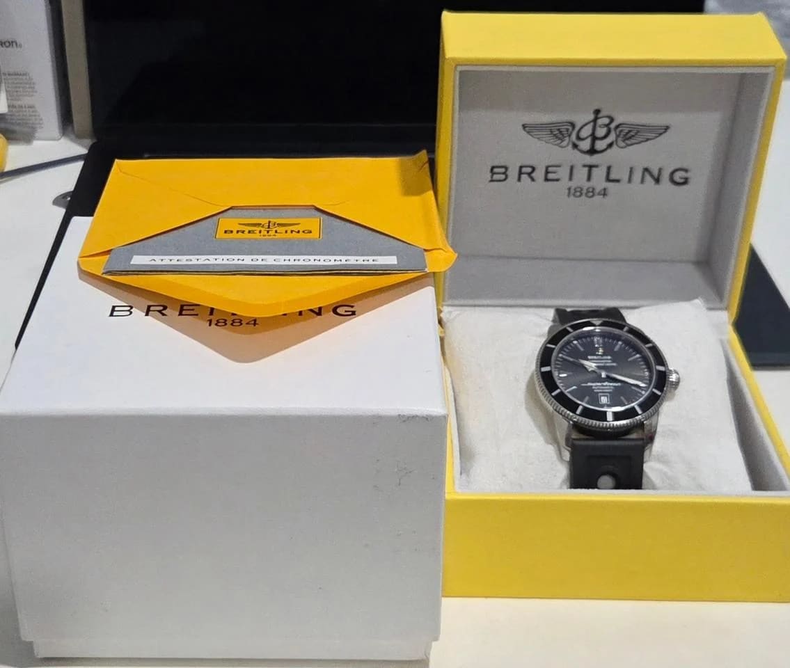 Breitling Superocean Heritage 46 Black Dial/Bezel Rubber Band — photo 2
