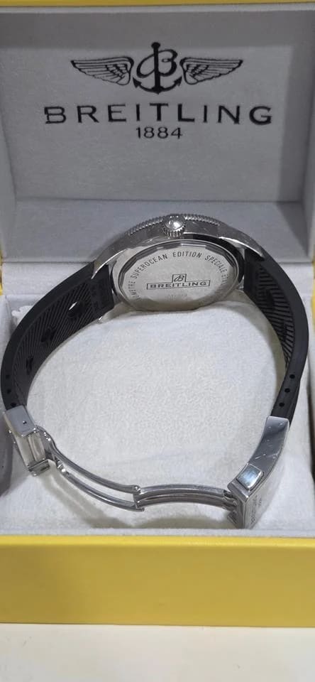 Breitling Superocean Heritage 46 Black Dial/Bezel Rubber Band — photo 3