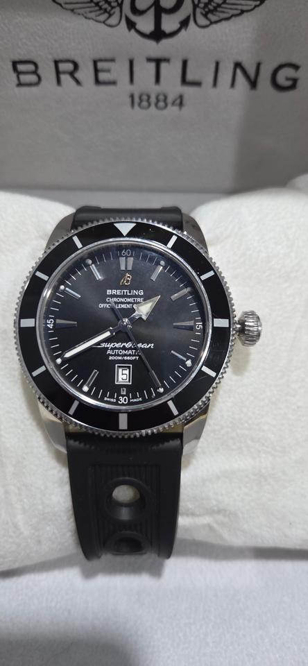 Breitling Superocean Heritage 46 Black Dial/Bezel Rubber Band — photo 8