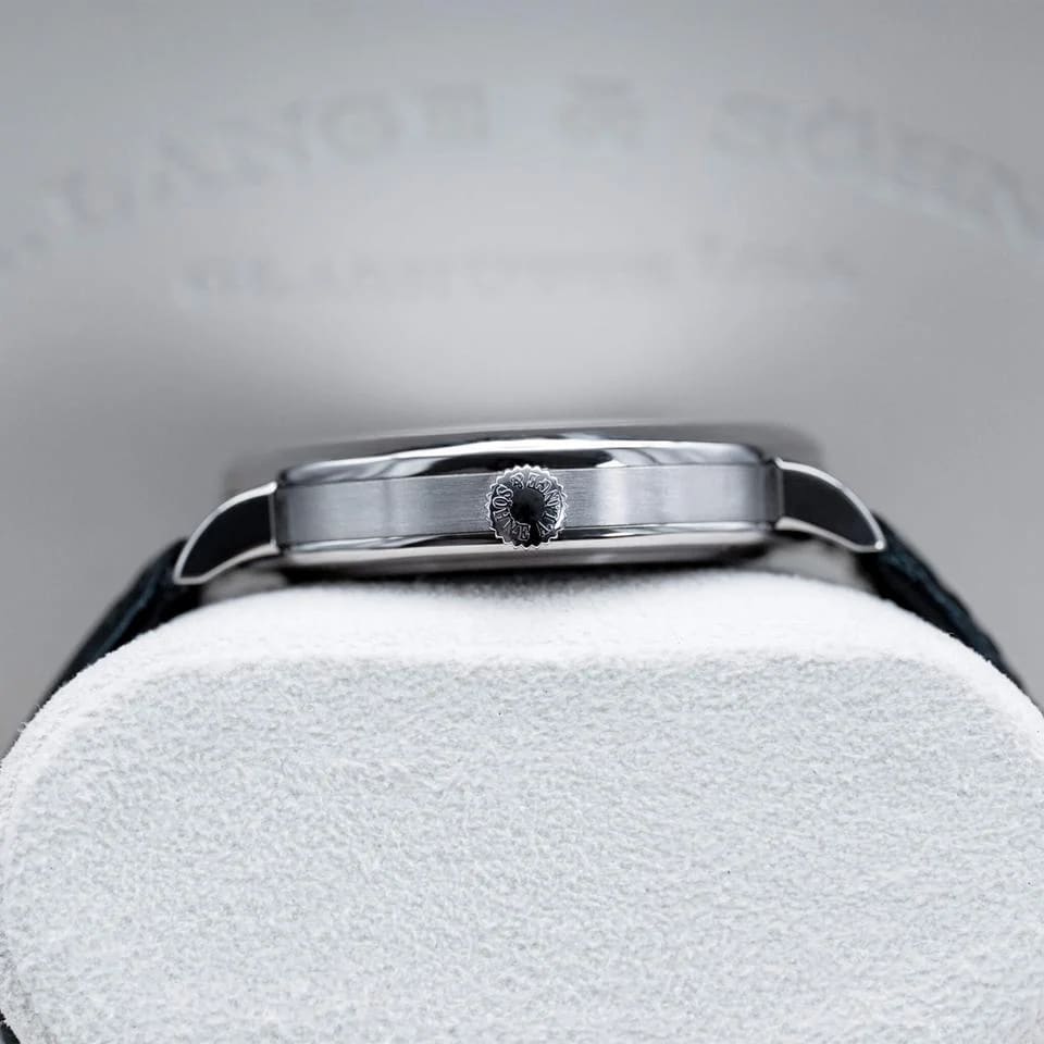 A. Lange &amp; Söhne Saxonia Dual Time 385.026 Silver Dial 40mm 2015 Box &amp; Papers — photo 14