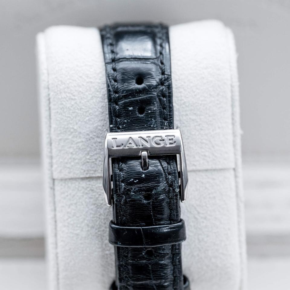 A. Lange &amp; Söhne Saxonia Dual Time 385.026 Silver Dial 40mm 2015 Box &amp; Papers — photo 15