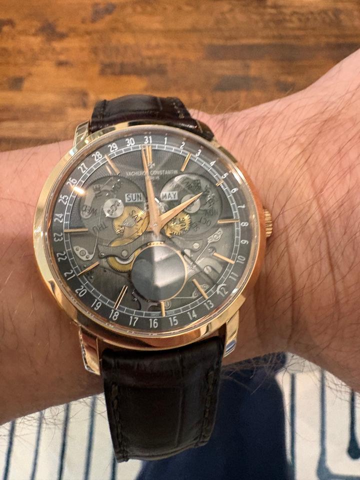 Vacheron Constantin Traditionnelle Complete Calendar Openface