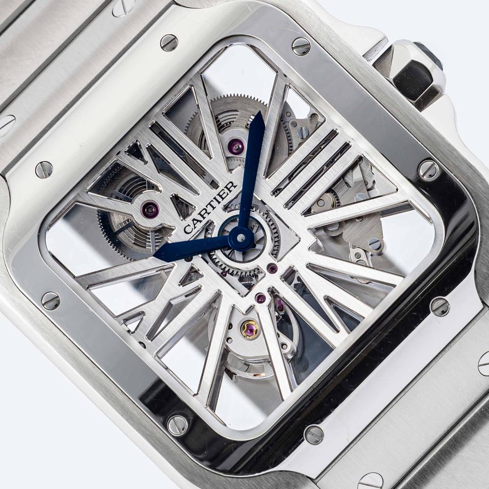Cartier Santos de Cartier Skeleton Stainless Steel Large 47.5mm x 39.7mm (WHSA0015) — photo 3