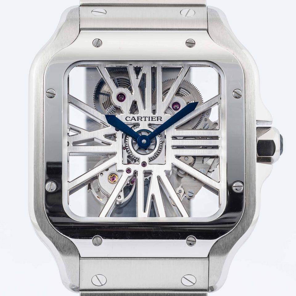Cartier Santos de Cartier Skeleton Stainless Steel Large 47.5mm x 39.7mm (WHSA0015) — photo 4