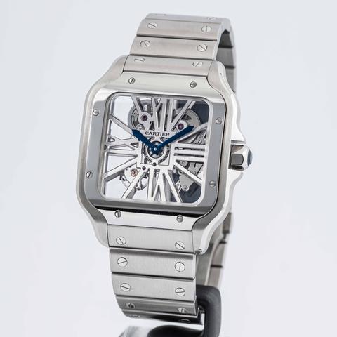 Cartier Santos de Cartier Skeleton Stainless Steel Large 47.5mm x 39.7mm (WHSA0015) — photo 5