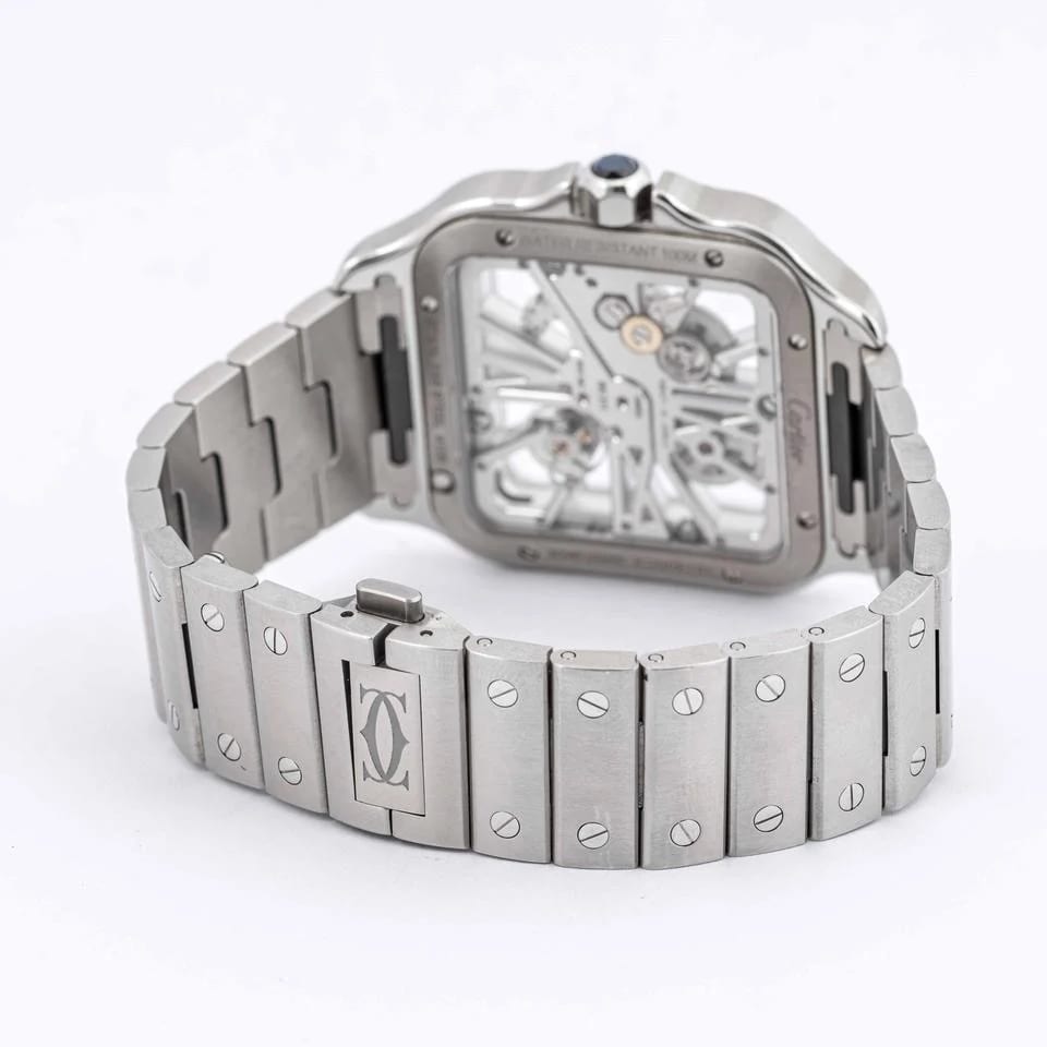 Cartier Santos de Cartier Skeleton Stainless Steel Large 47.5mm x 39.7mm (WHSA0015) — photo 6