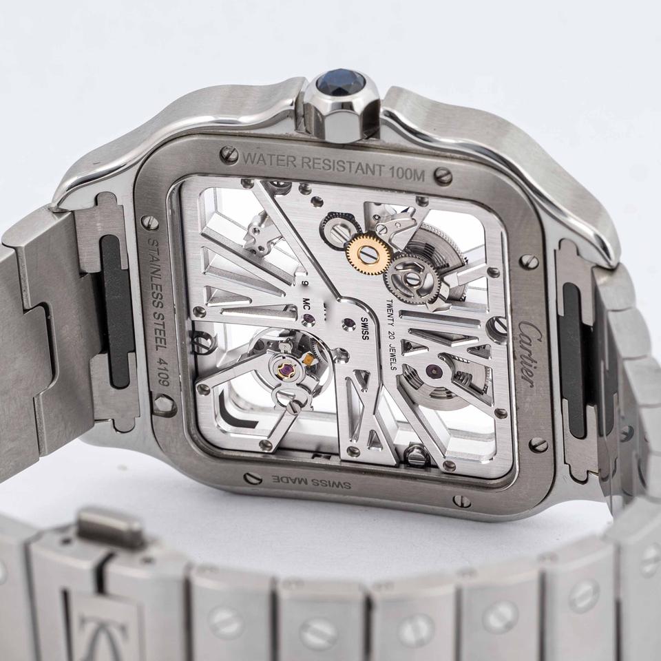 Cartier Santos de Cartier Skeleton Stainless Steel Large 47.5mm x 39.7mm (WHSA0015) — photo 7