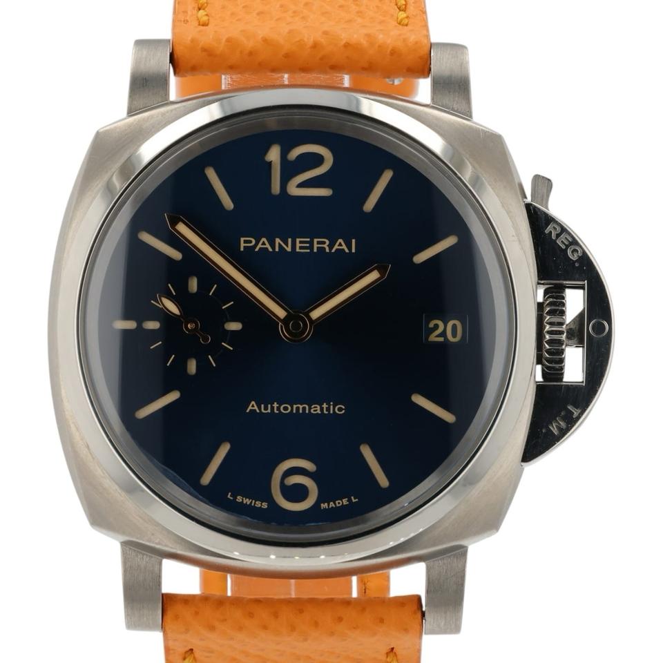 Panerai Luminor Blue Dial Titanium 38mm Automatic Movement Mens Watch PAM00926 — photo 2