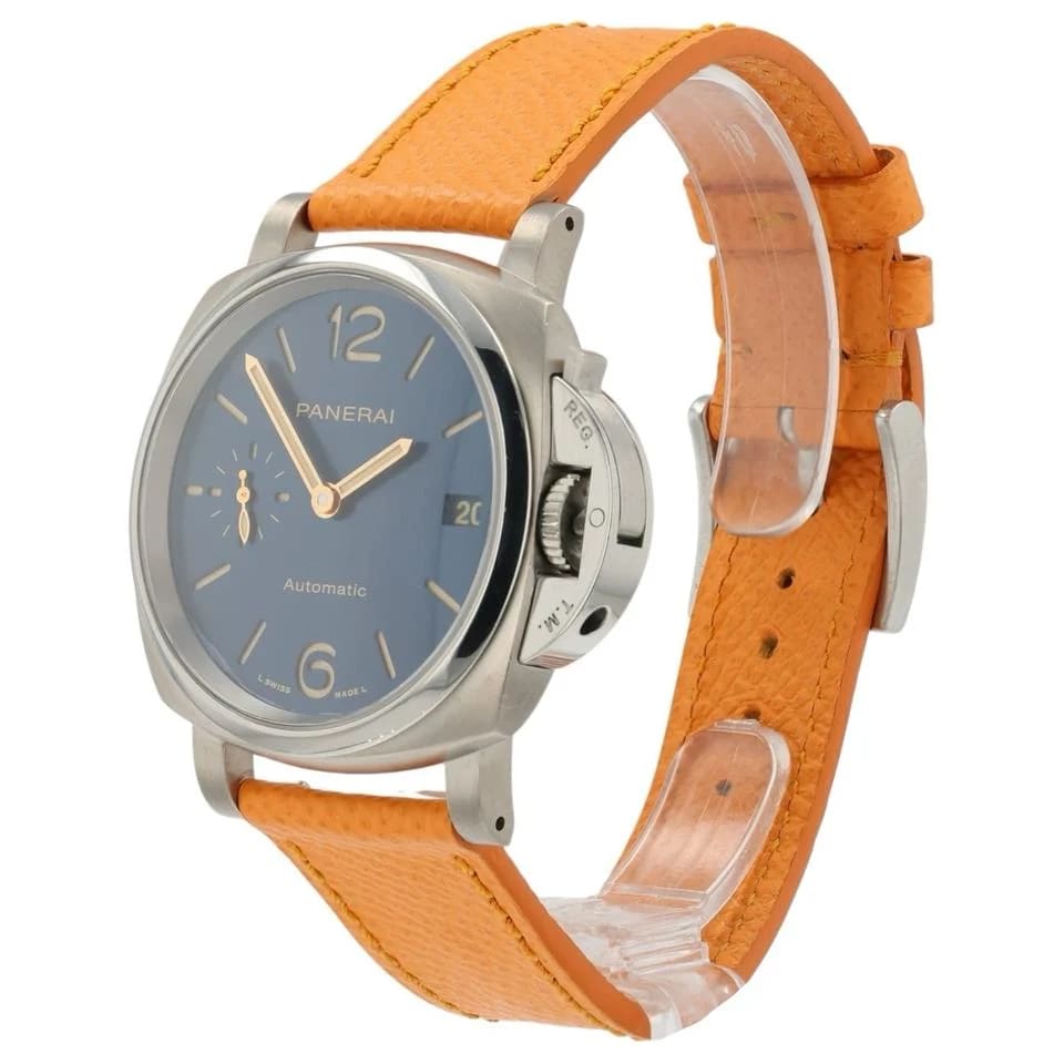 Panerai Luminor Blue Dial Titanium 38mm Automatic Movement Mens Watch PAM00926 — photo 3