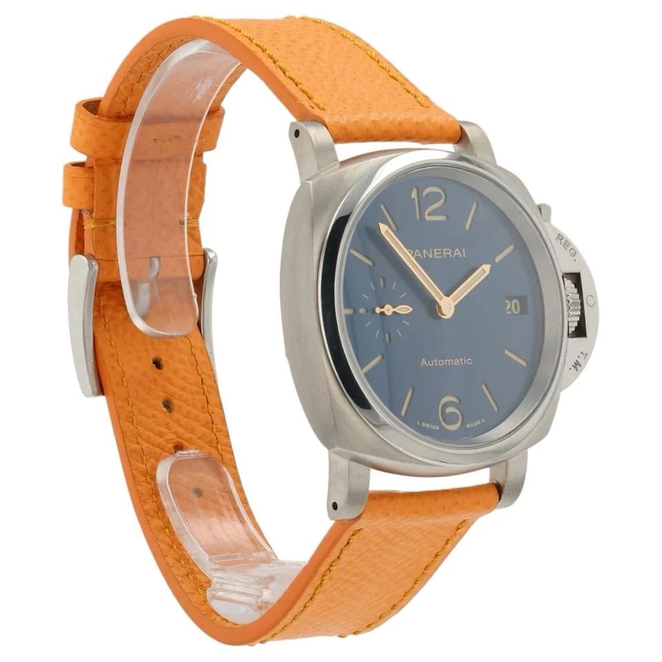 Panerai Luminor Blue Dial Titanium 38mm Automatic Movement Mens Watch PAM00926 — photo 5