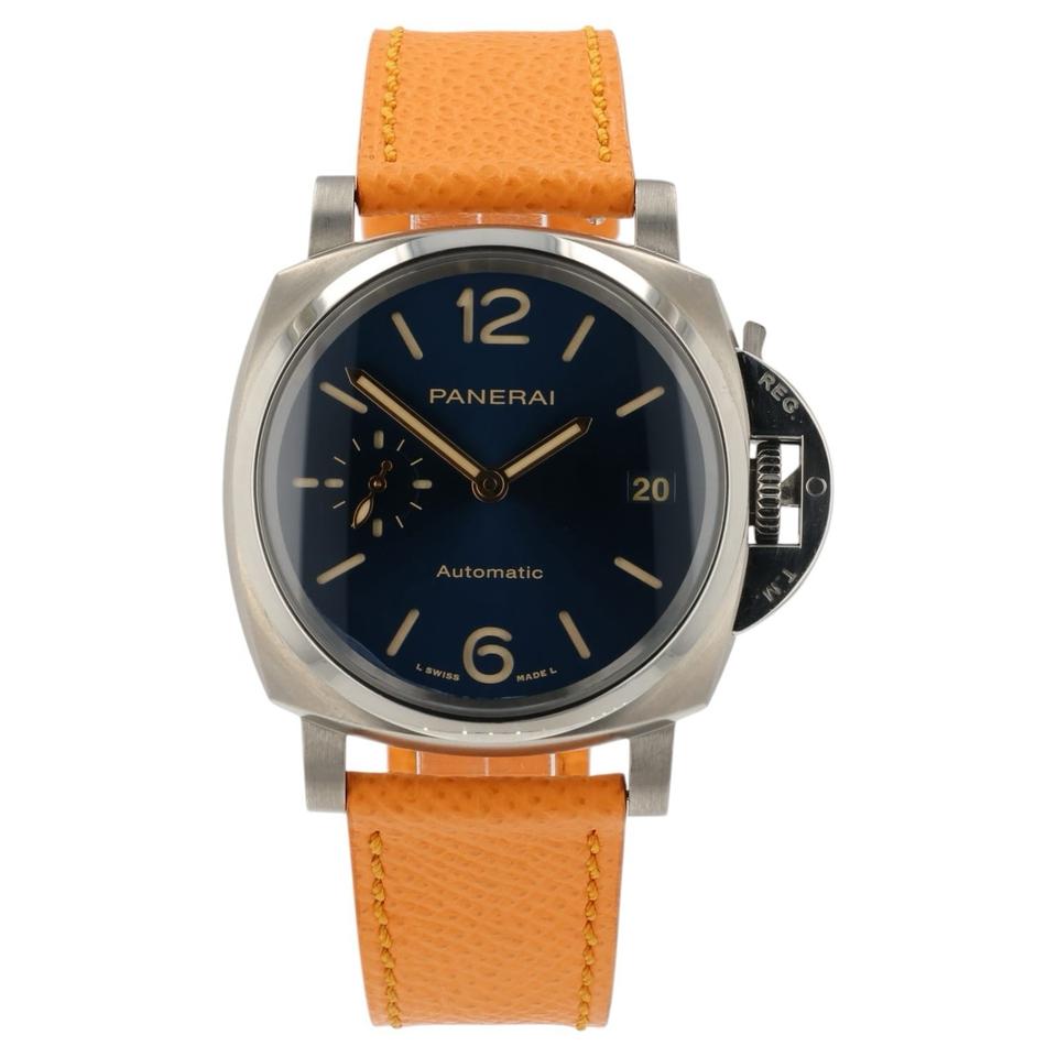 Panerai Luminor Blue Dial Titanium 38mm Automatic Movement Mens Watch PAM00926 — photo 11