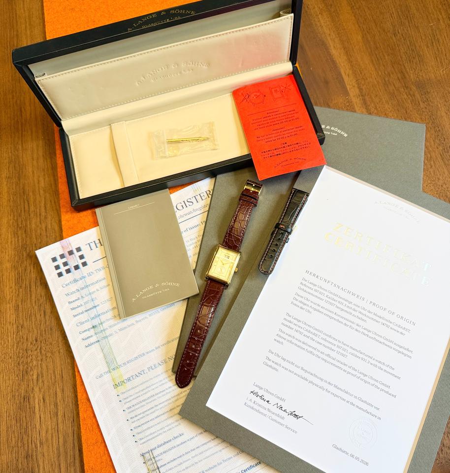 A. Lange &amp; Söhne Cabaret extract of origin &amp; new Lange Bracelet — photo 3