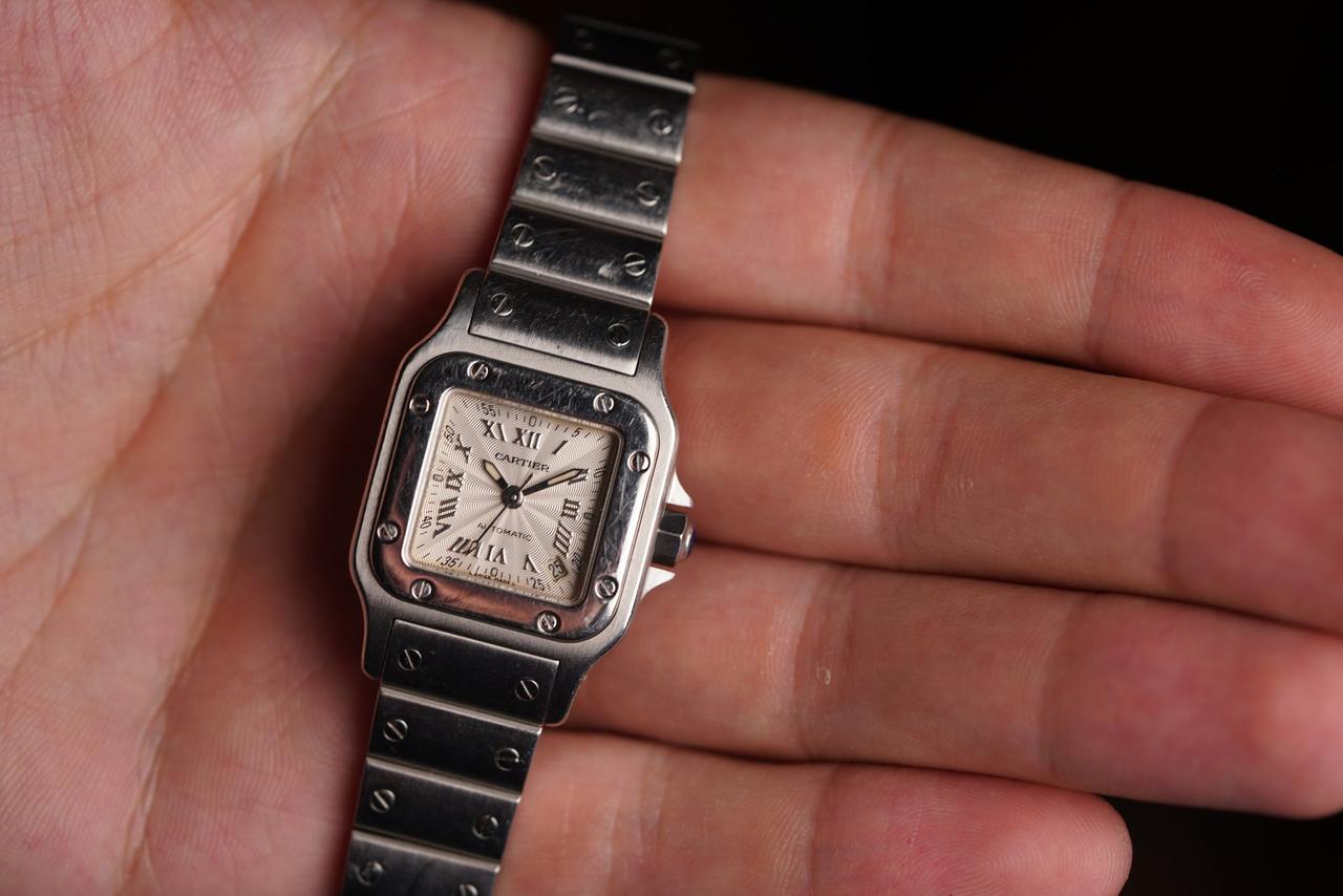 Cartier Santos Galbée Reference 2423 w Box — photo 2