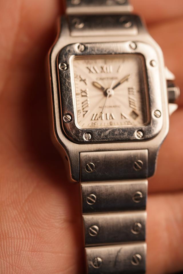 Cartier Santos Galbée Reference 2423 w Box — photo 5