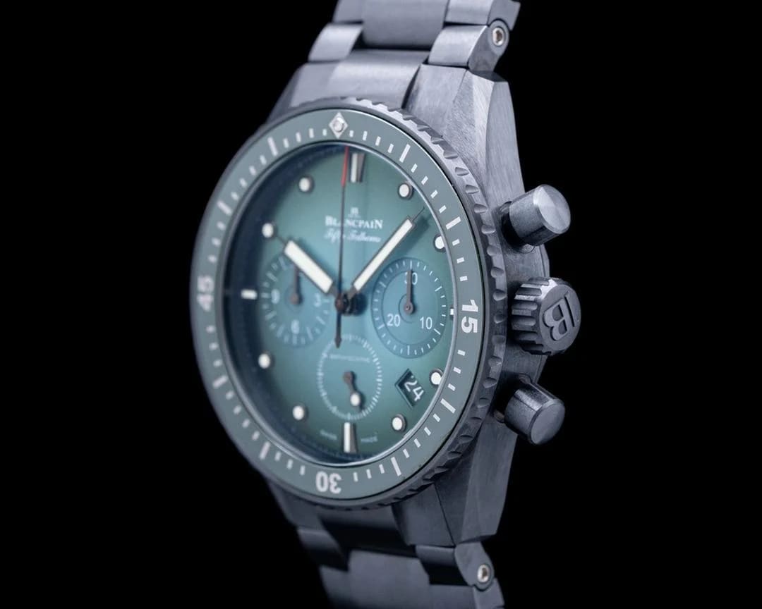 Blancpain Fifty Fathoms Bathyscaphe 5200 Bathyscaphe Chronographe Flyback Ceramic Green Dial — photo 3