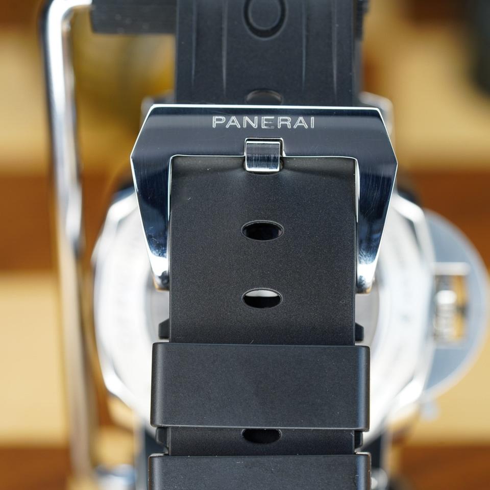 Panerai Luminor Marina 1950 3 Days Automatic 2016 PAM00359 44mm Steel Black Dial Full set Rubber Strap — photo 9