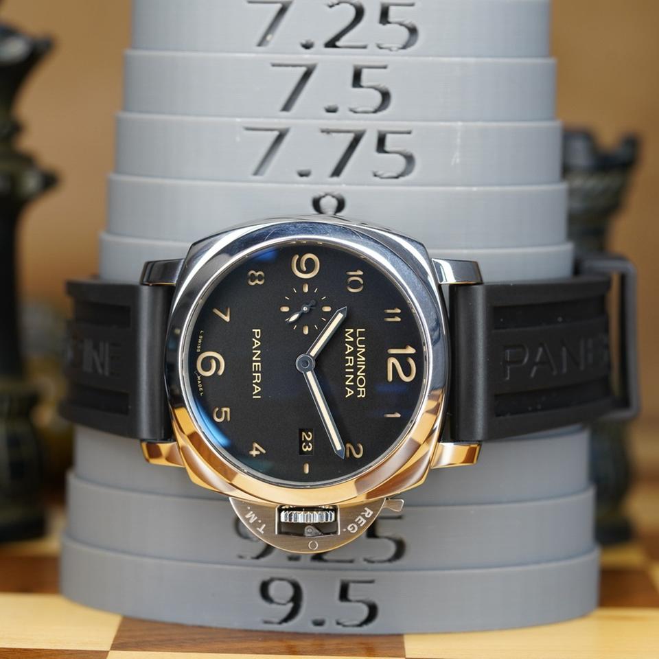Panerai Luminor Marina 1950 3 Days Automatic 2016 PAM00359 44mm Steel Black Dial Full set Rubber Strap — photo 10