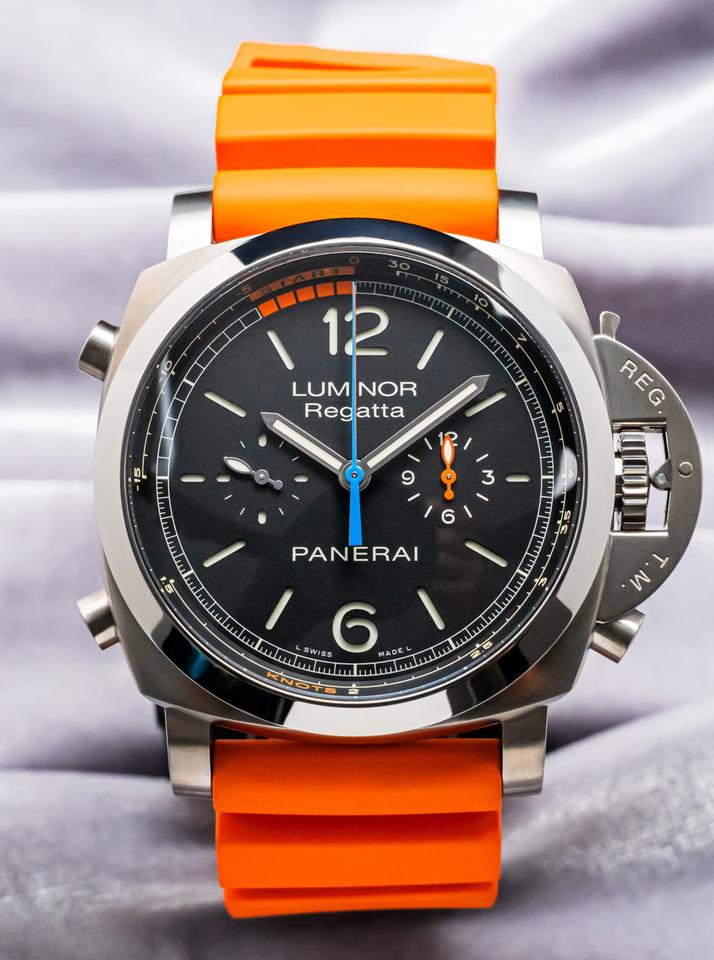 Panerai Luminor 1950 Regatta 3 Days Chrono Flyback 526 Luminor Regatta Flyback $19K MSRP Titanio 47mm Black Dial 3 Days PAM00526 PAM526 PAM — photo 2