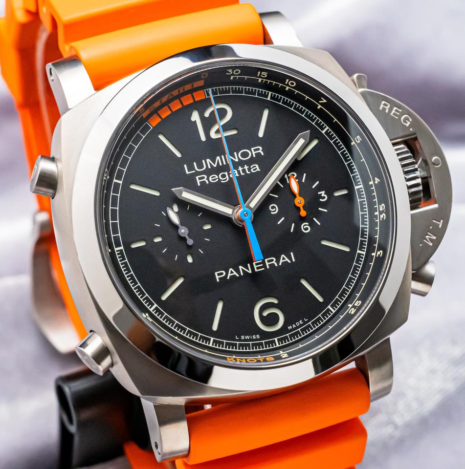 Panerai Luminor 1950 Regatta 3 Days Chrono Flyback 526 Luminor Regatta Flyback $19K MSRP Titanio 47mm Black Dial 3 Days PAM00526 PAM526 PAM — photo 6