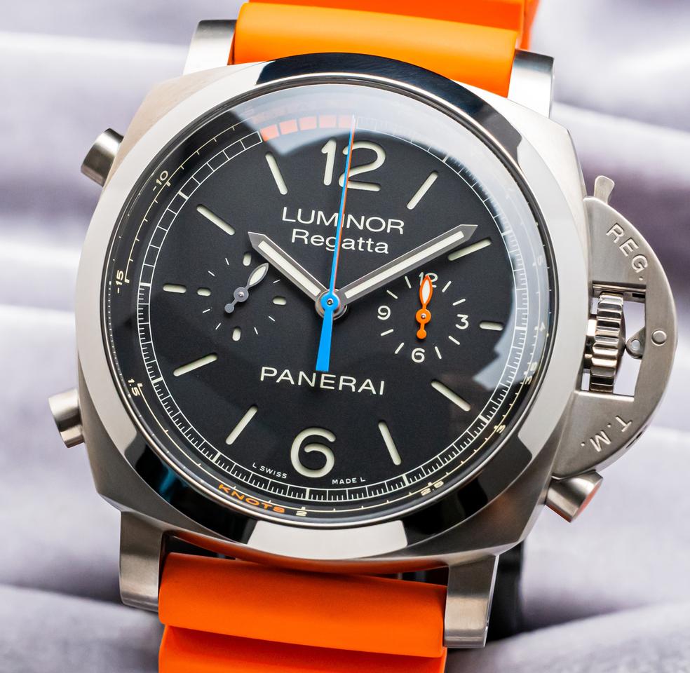 Panerai Luminor 1950 Regatta 3 Days Chrono Flyback 526 Luminor Regatta Flyback $19K MSRP Titanio 47mm Black Dial 3 Days PAM00526 PAM526 PAM — photo 7