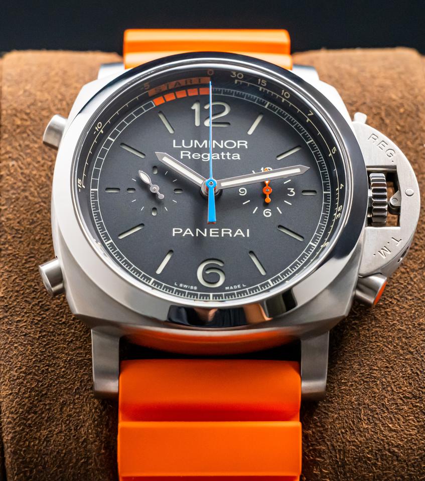 Panerai Luminor 1950 Regatta 3 Days Chrono Flyback 526 Luminor Regatta Flyback $19K MSRP Titanio 47mm Black Dial 3 Days PAM00526 PAM526 PAM — photo 13