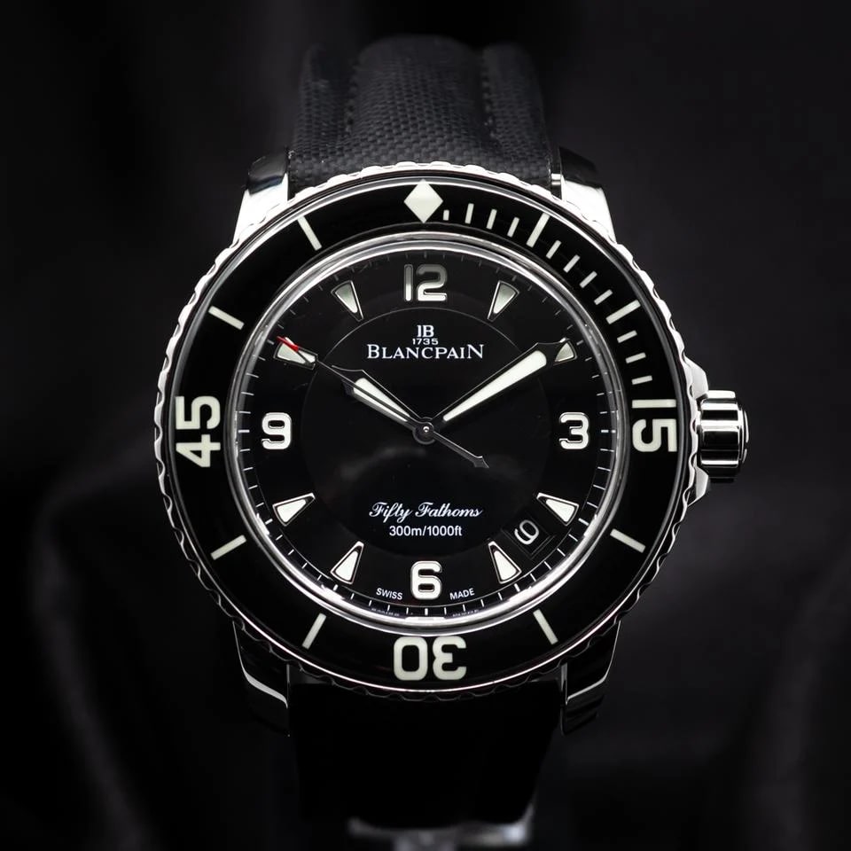 Blancpain Fifty Fathoms 2024 Blancpain Fifty Fathoms 45 SS Black B&amp;P 5015-1130-52A
