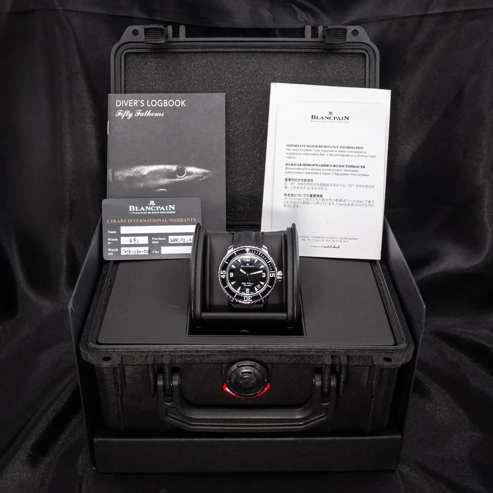 Blancpain Fifty Fathoms 2024 Blancpain Fifty Fathoms 45 SS Black B&amp;P 5015-1130-52A — photo 8