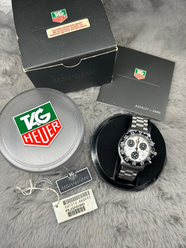 TAG Heuer Formula 1 Quartz F1 Chronograph CA1212-R0 White Panda Full set