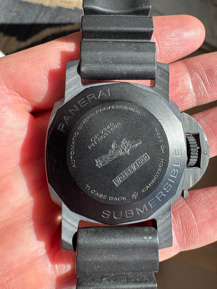Panerai Submersible Carbotech Panerai Submersible Carbotech PAM960 42mm - Just Serviced! — photo 2