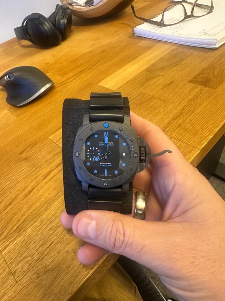 Panerai Submersible Carbotech Panerai Submersible Carbotech PAM960 42mm - Just Serviced! — photo 11