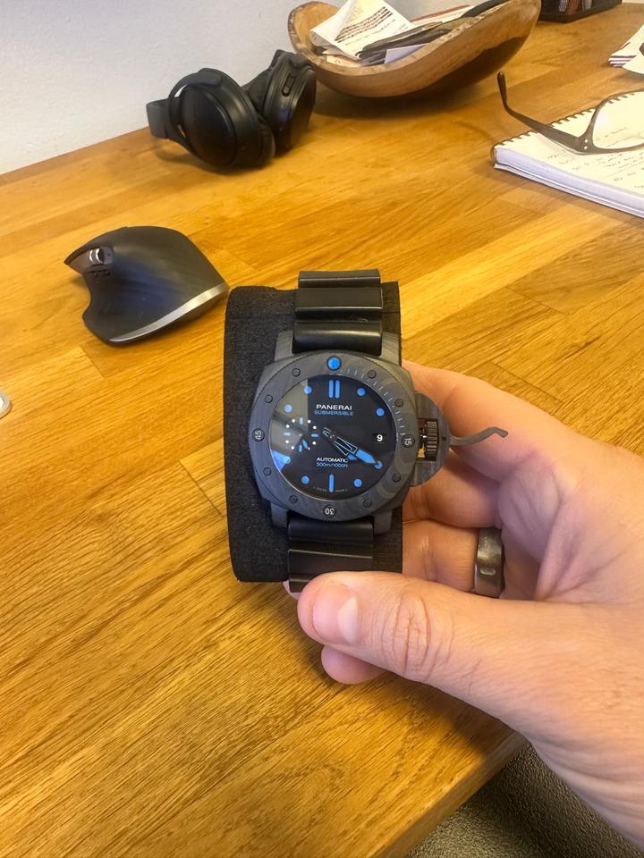 Panerai Submersible Carbotech Panerai Submersible Carbotech PAM960 42mm - Just Serviced! — photo 12