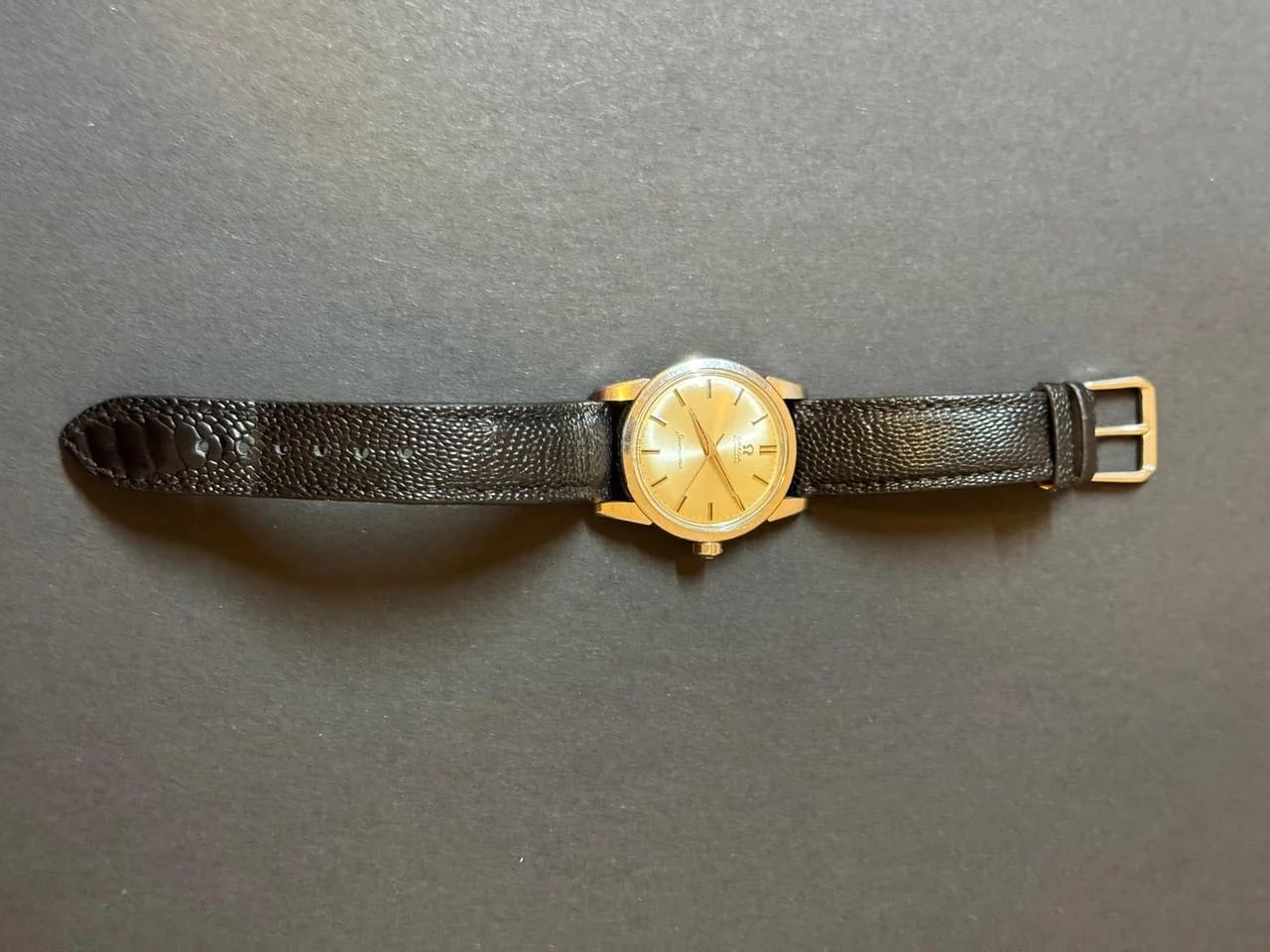 Omega Seamaster Automatic Black Snakeskin Strap Large Hippocampus Caseback — photo 3