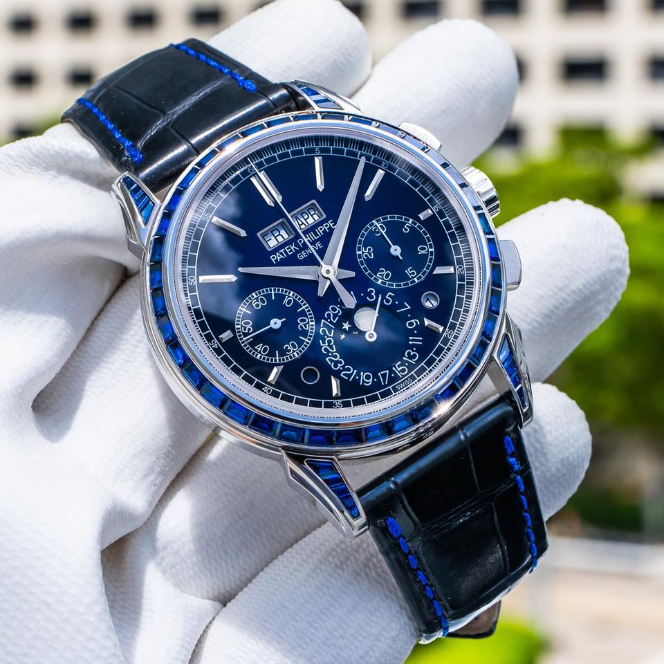 Patek Philippe Perpetual Calendar Chronograph 2023 Grand Complications 5271/11p Blue Sapphire 41mm — photo 2