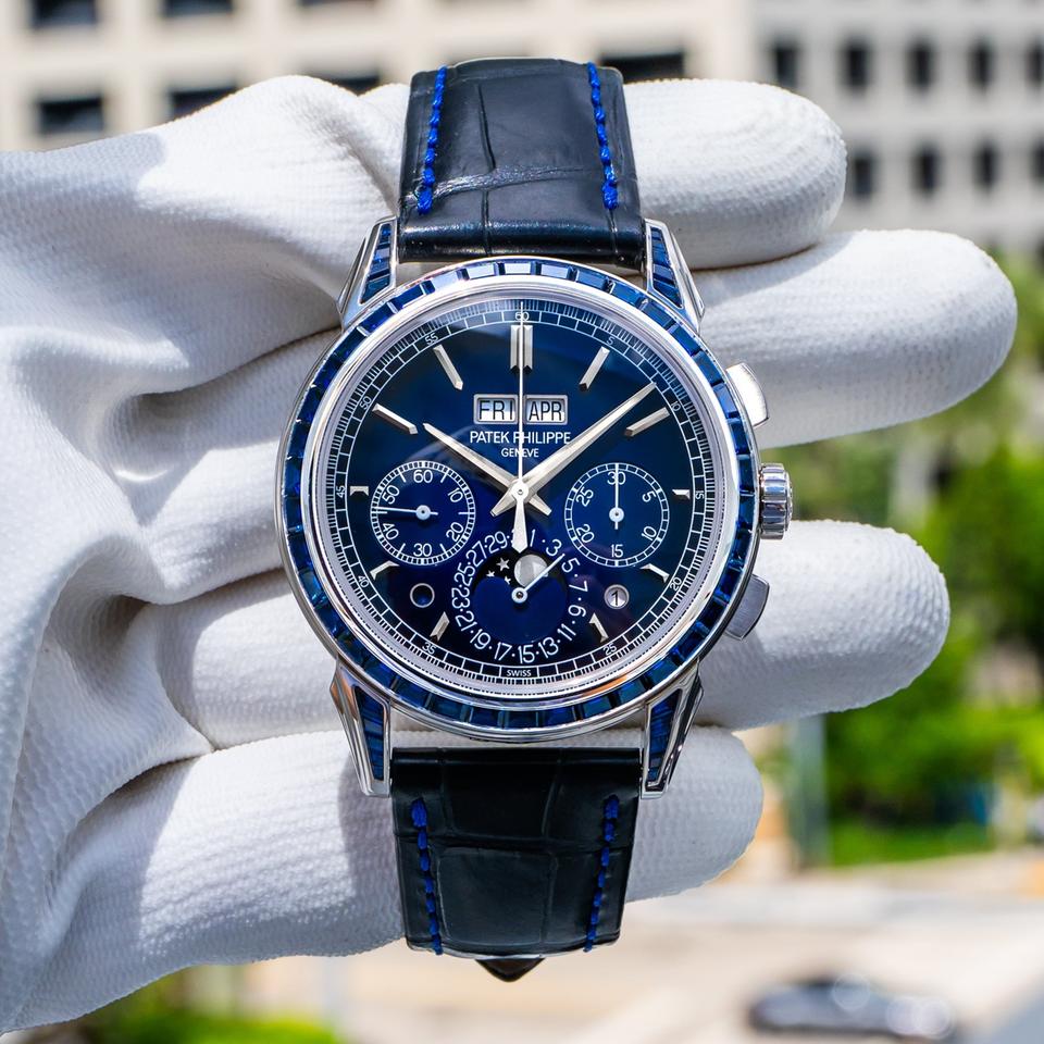 Patek Philippe Perpetual Calendar Chronograph 2023 Grand Complications 5271/11p Blue Sapphire 41mm — photo 4